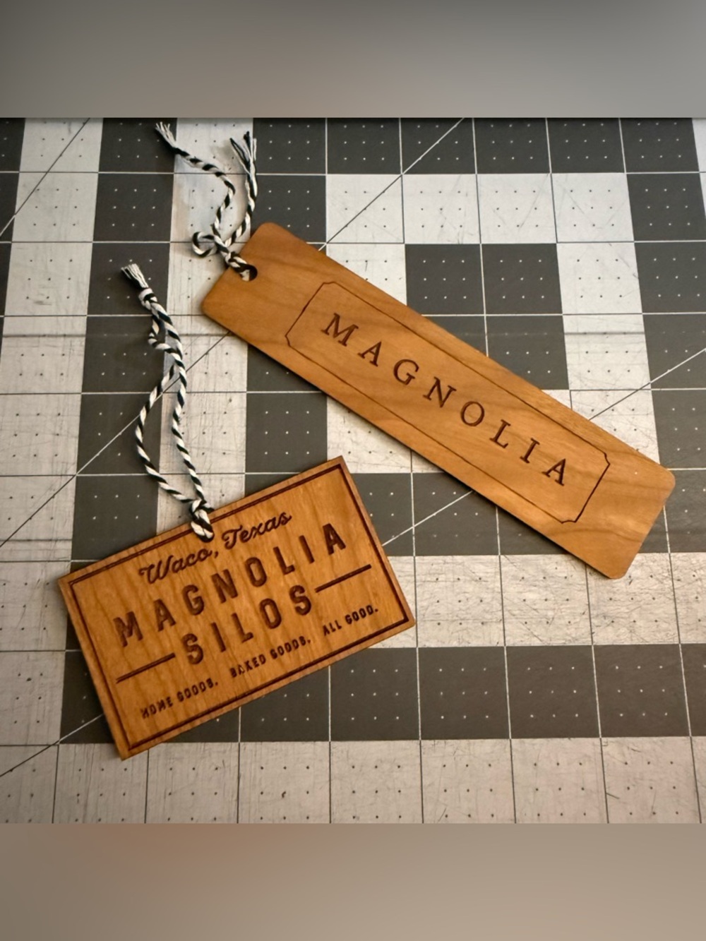 Magnolia Wood Bookmark & Ornament